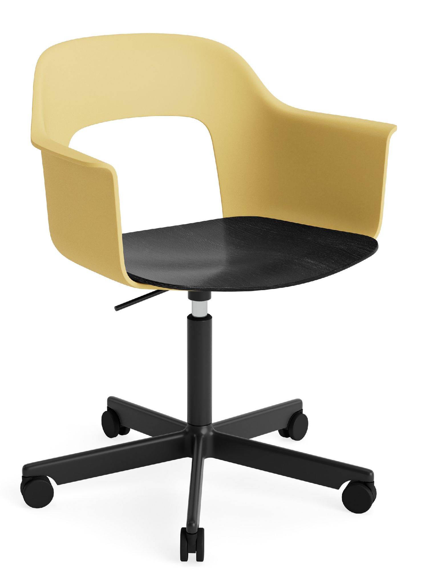 Layout Armchair 242 Armchair 4-star base gas lift with swivel function Hay