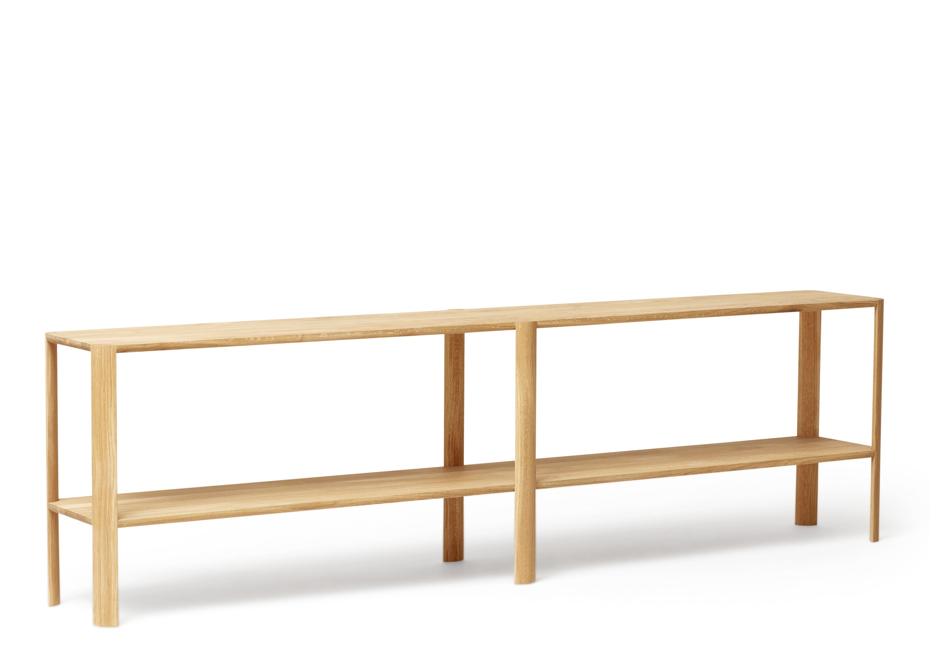 Leaf Shelf 2x2 Oak white oiled Form & Refine