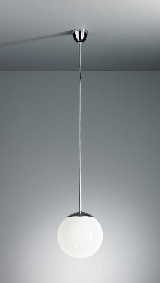 HL 99 / HL99 Pendant Lamp with opal globe Tecnolumen Ø30 cm