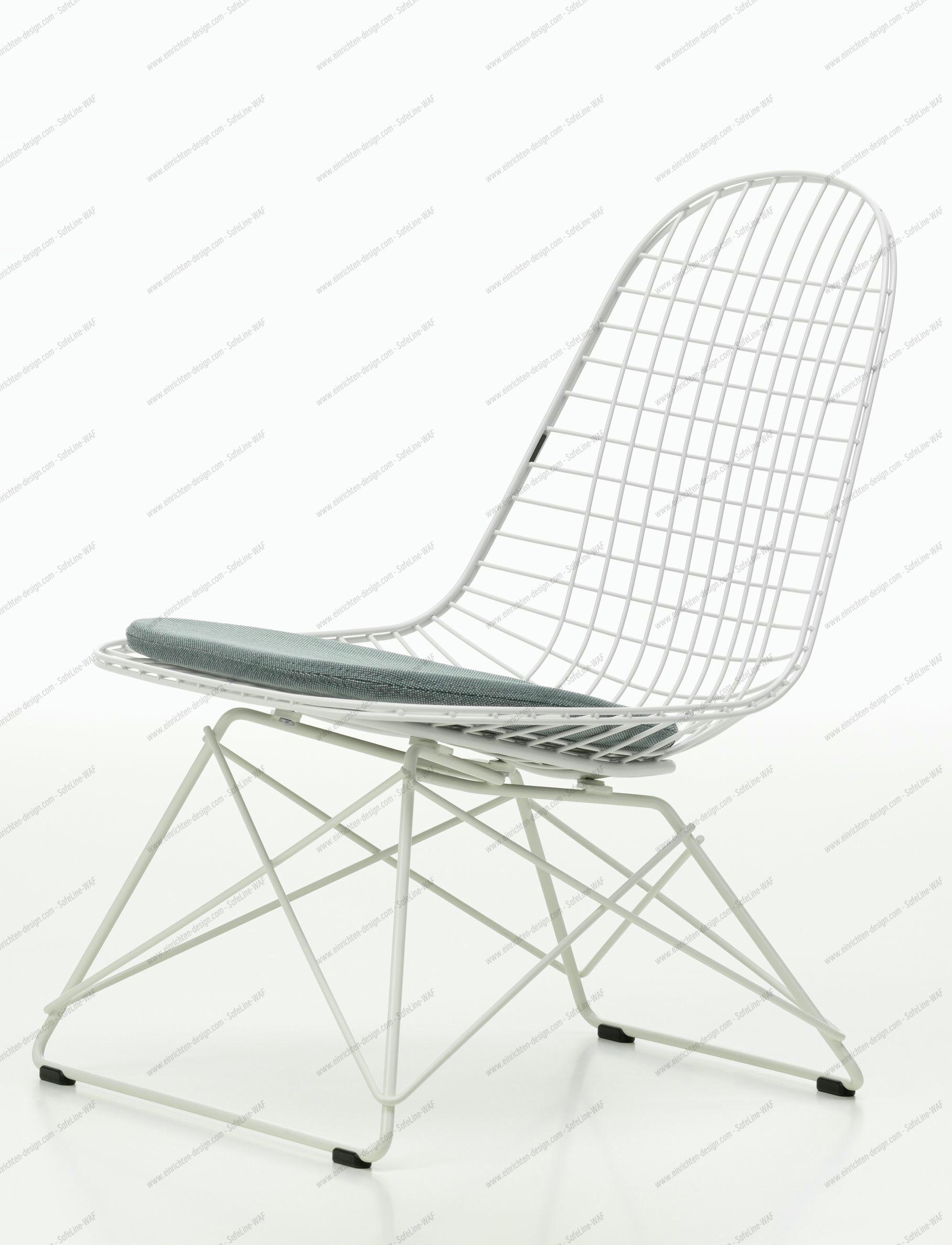 LKR-5 Wire Chair Chair with Seat Cushion Vitra