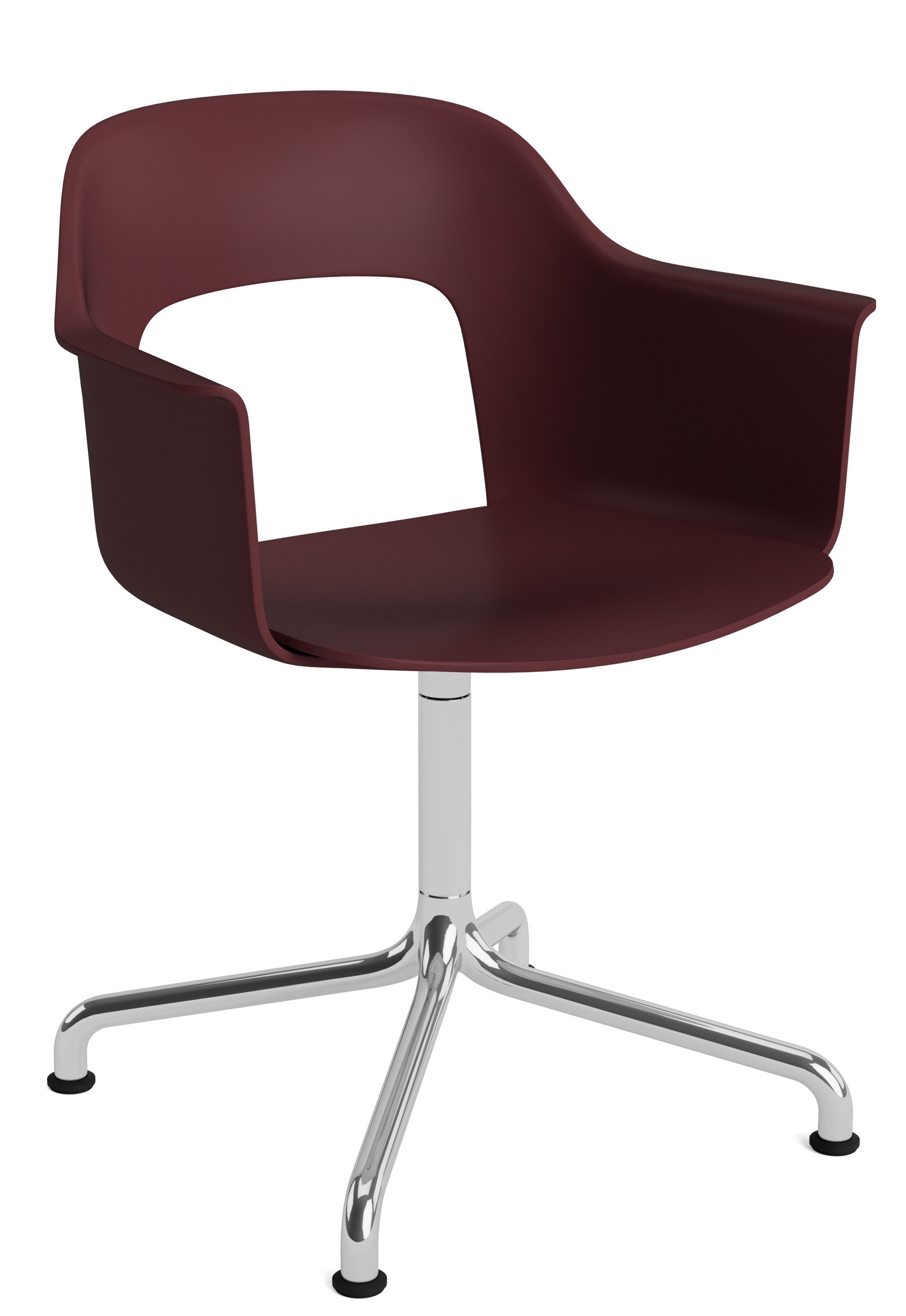 Layout Armchair 251 Armchair 4-star base swivel base with curved base Hay  