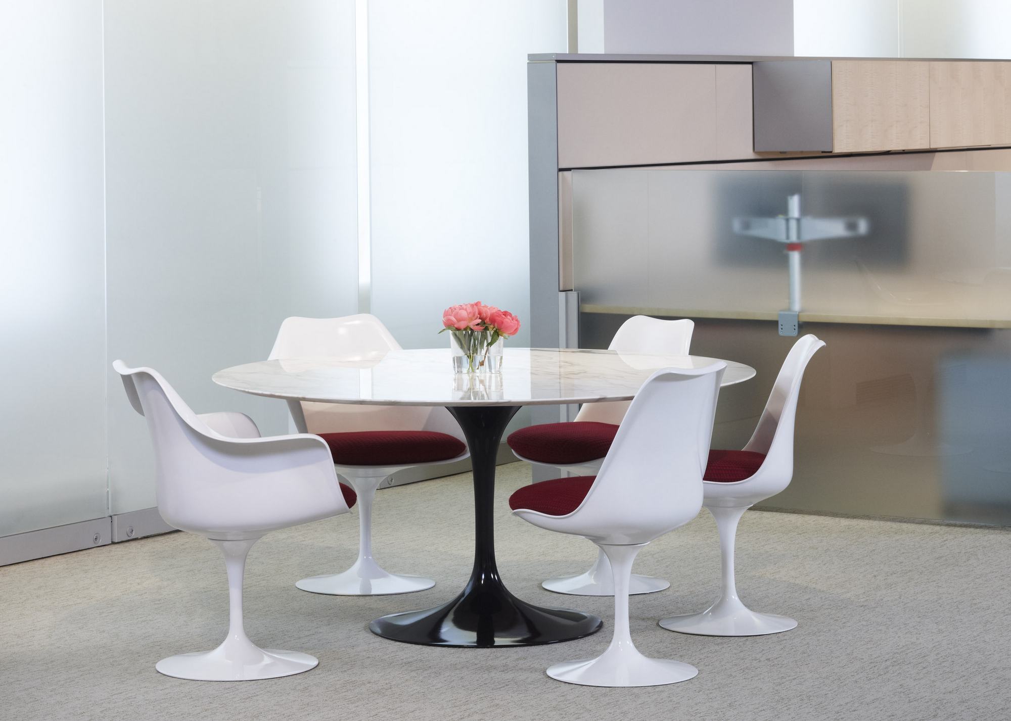 Tulip Armchair / Tulips Armrest Chair Swivel Knoll International