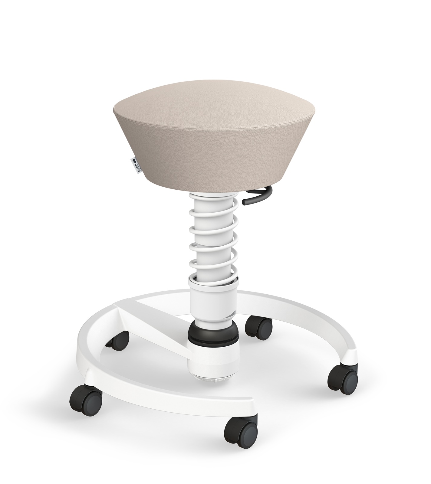 Swopper on Wheels Stool Frame White LIMITED EDITION Aeris
