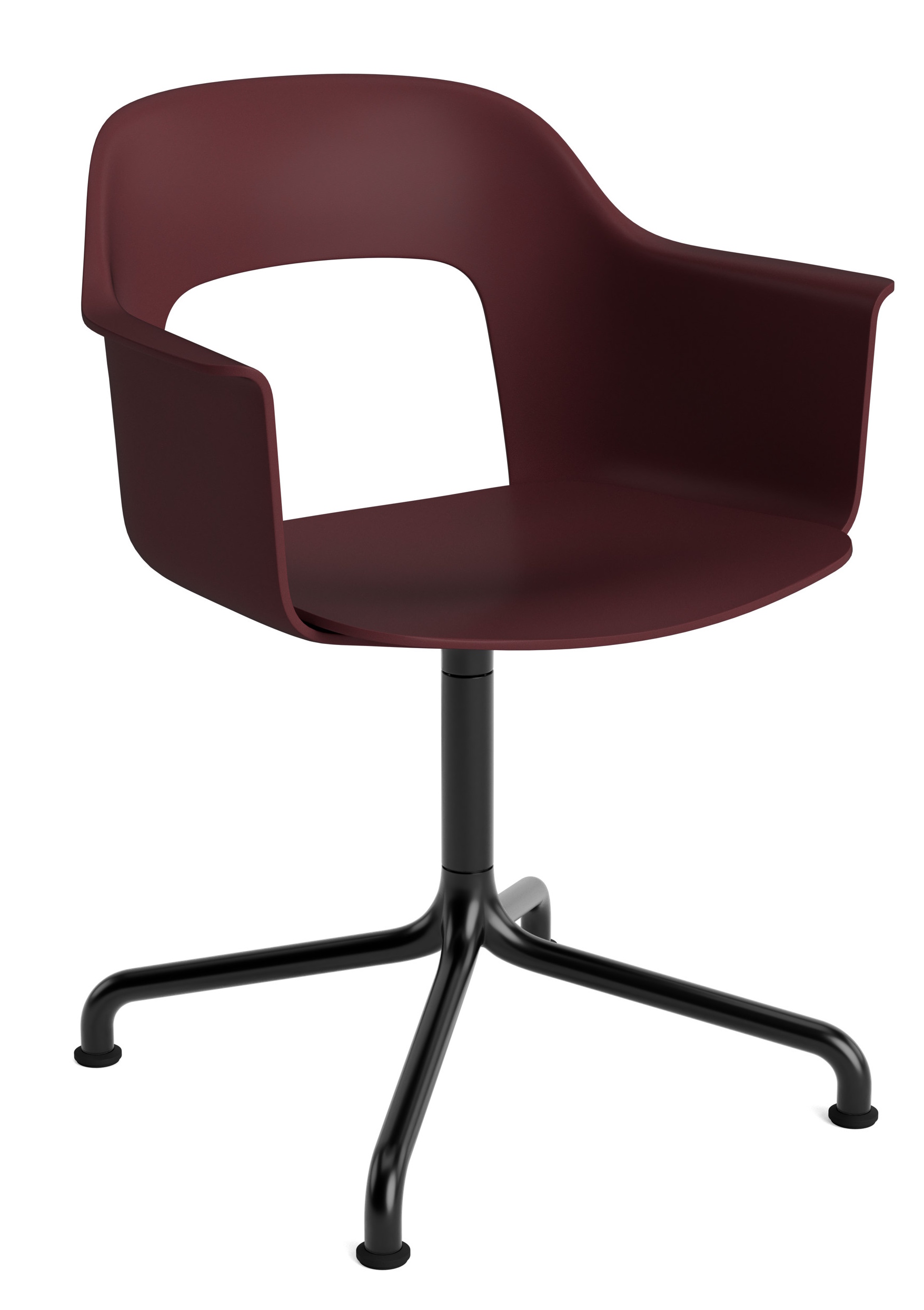 Layout Armchair 251 Armchair 4-star base swivel base with curved base Hay  