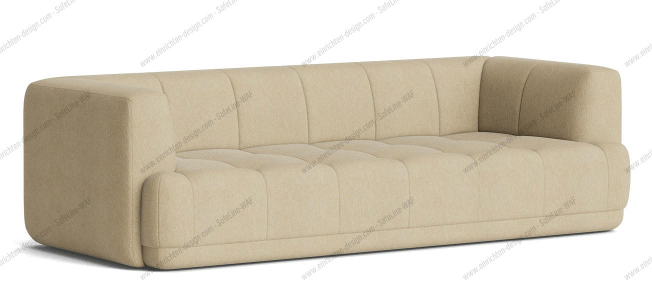 Quilton 3 seater sofa 3-seater Hay Fabric Turf Sand
