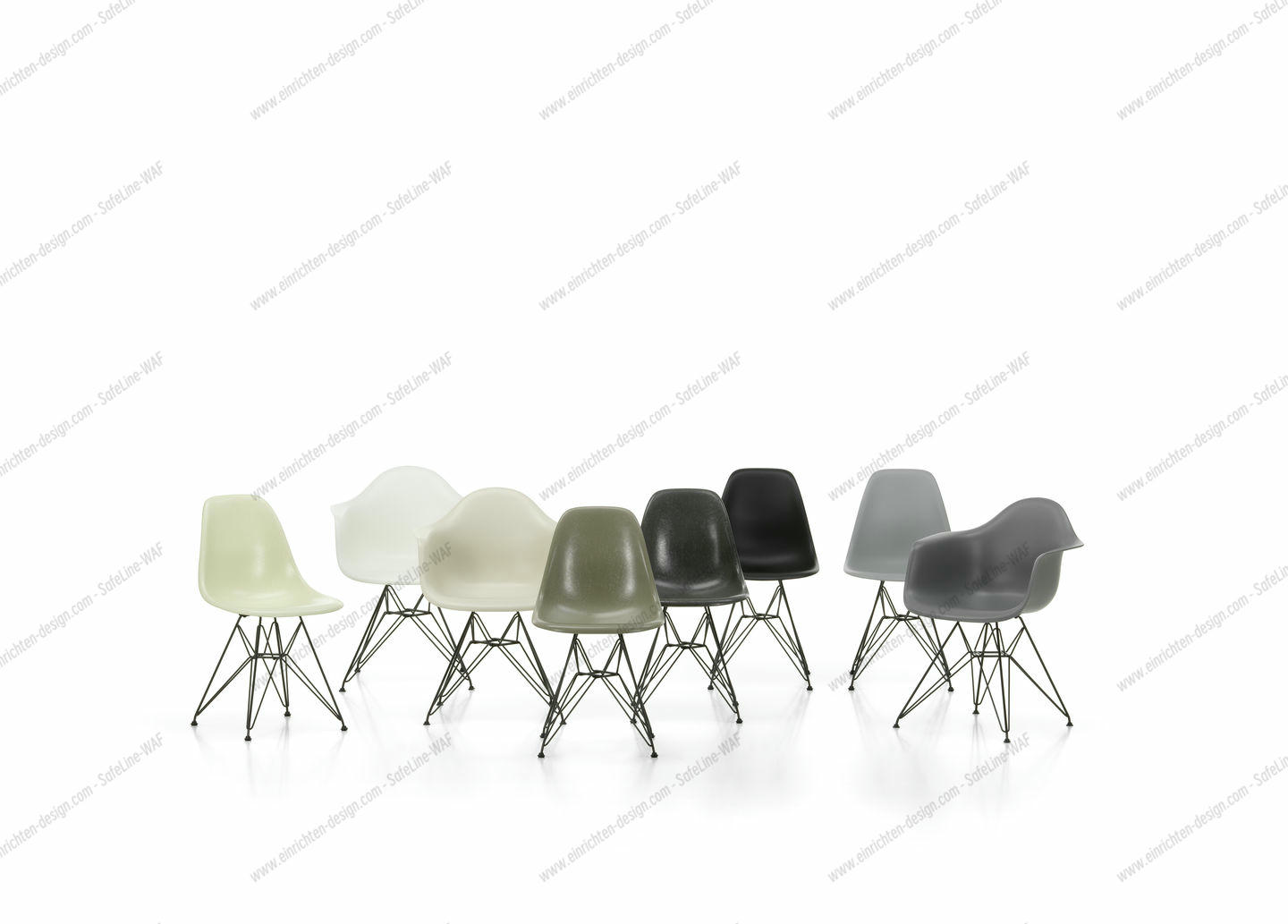 Eames Fibreglass Chair DSR Chair Vitra