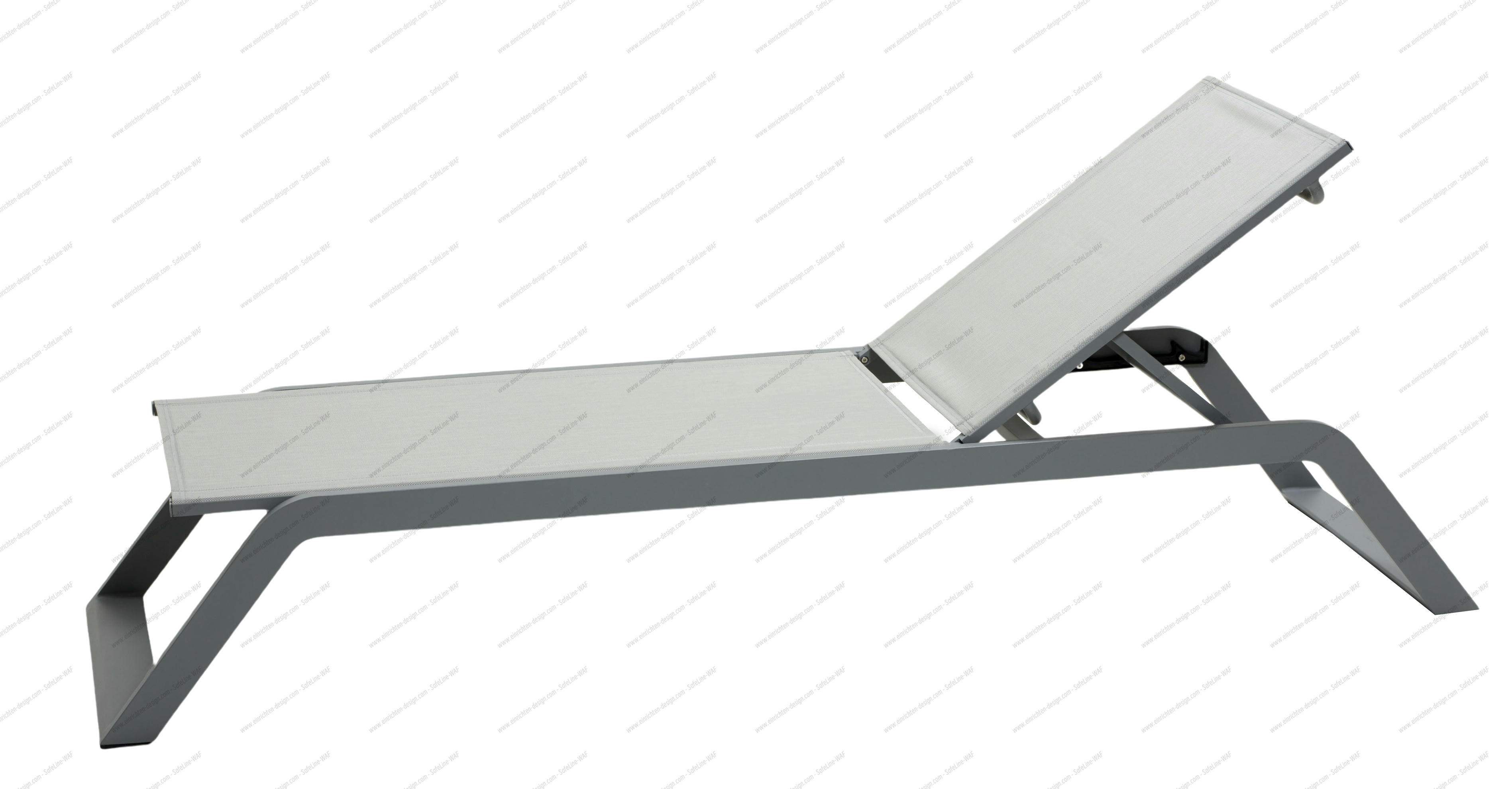 Siesta Outdoor Sun lounger Cane-Line light gray