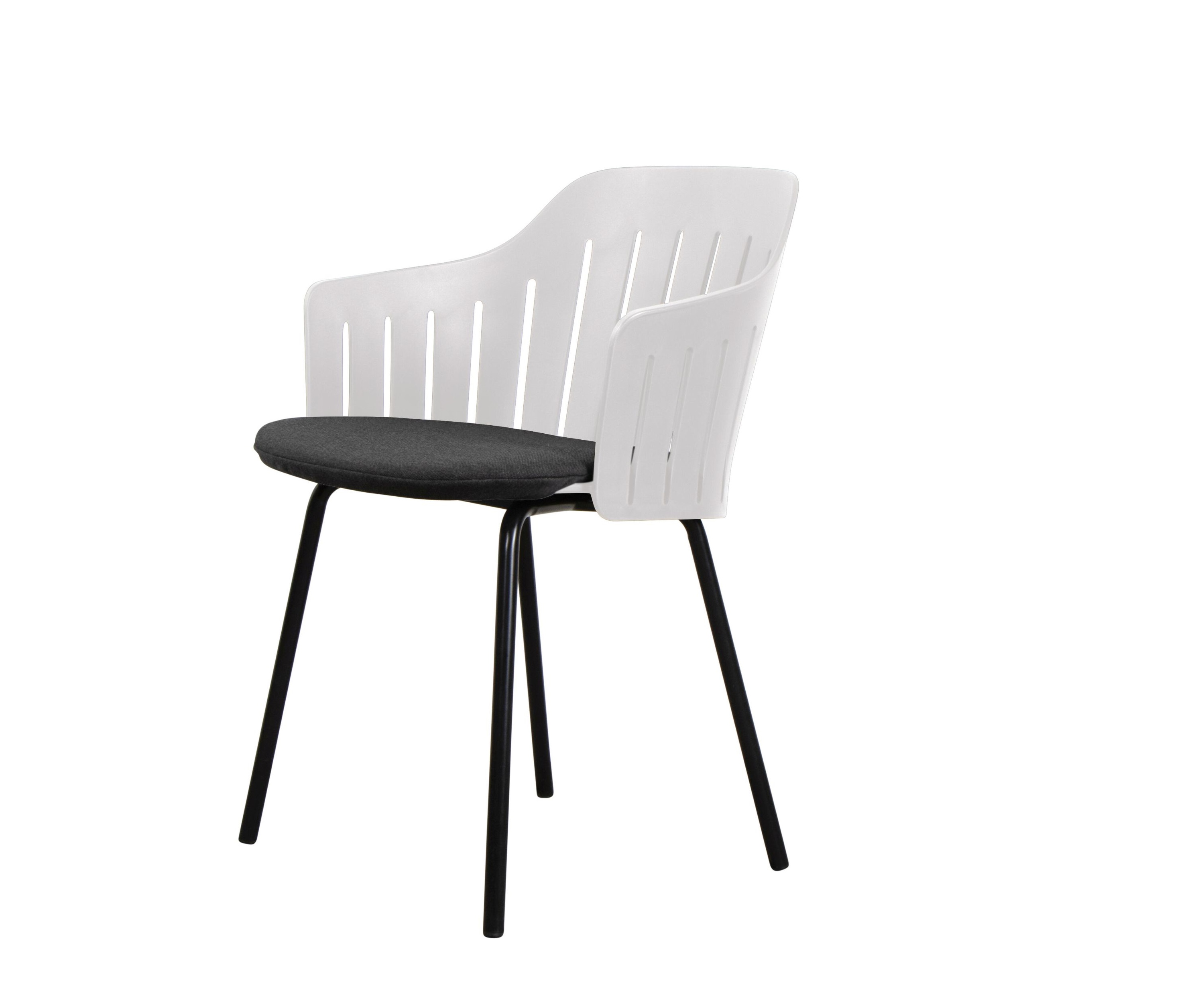 Choice Outdoor Chair Steel Frame 4 Legs White Cane-Line 