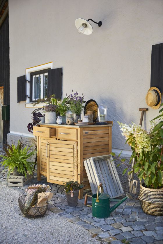 Deck 2-Piece Element Planting Board Outdoor Weishäupl