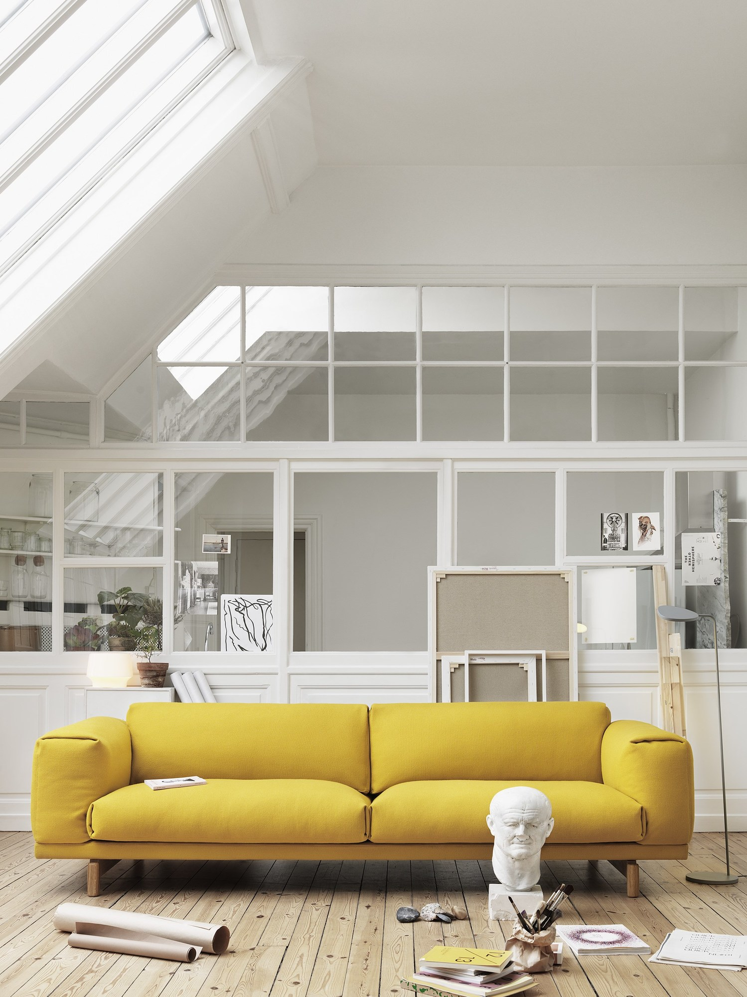 Rest 3-seater sofa Muuto