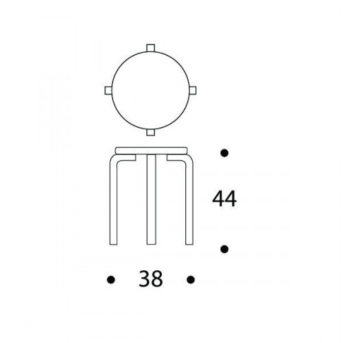 E60 stool Artek