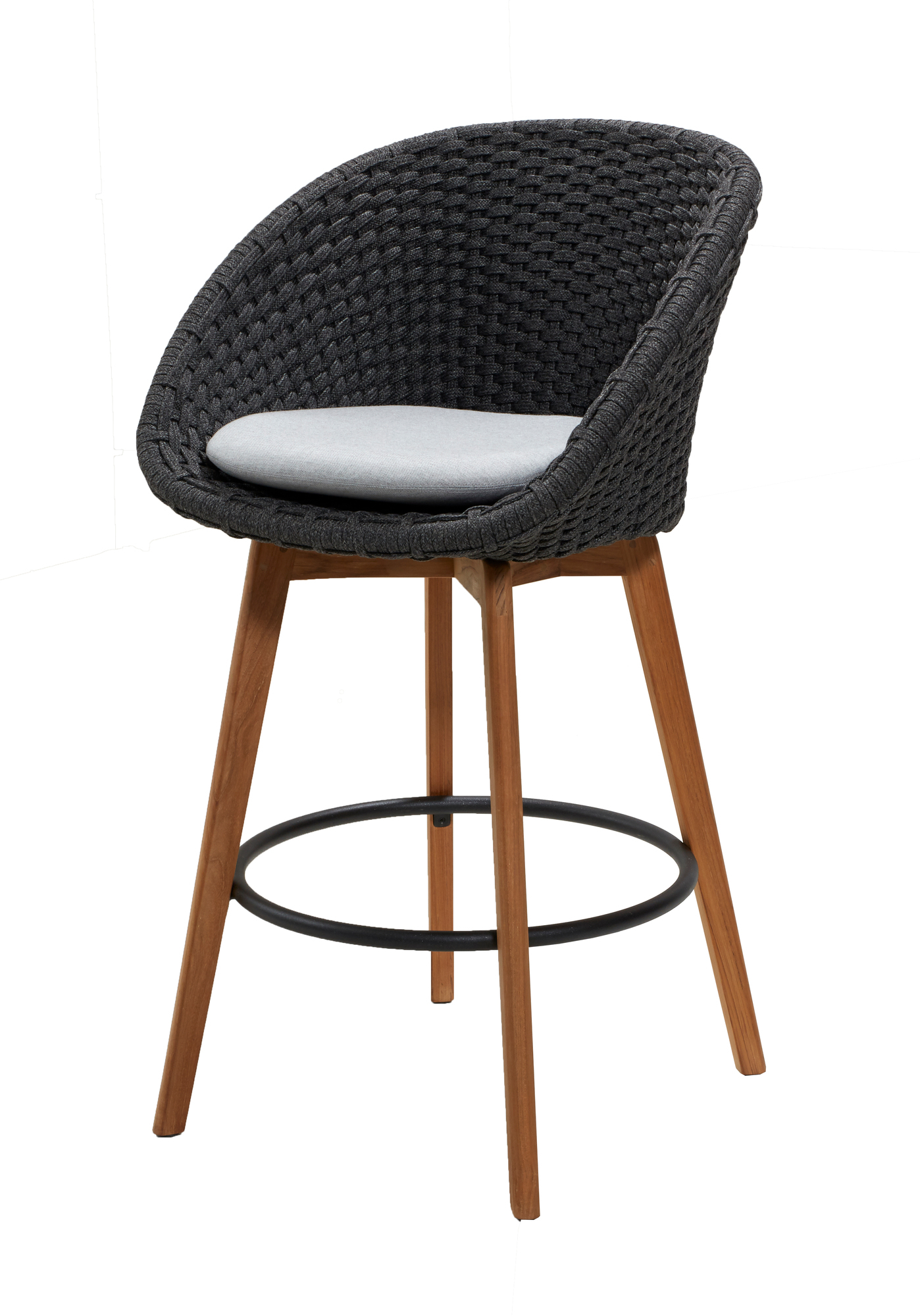Peacock Outdoor Bar Stool Cushion light grey Cane-Line