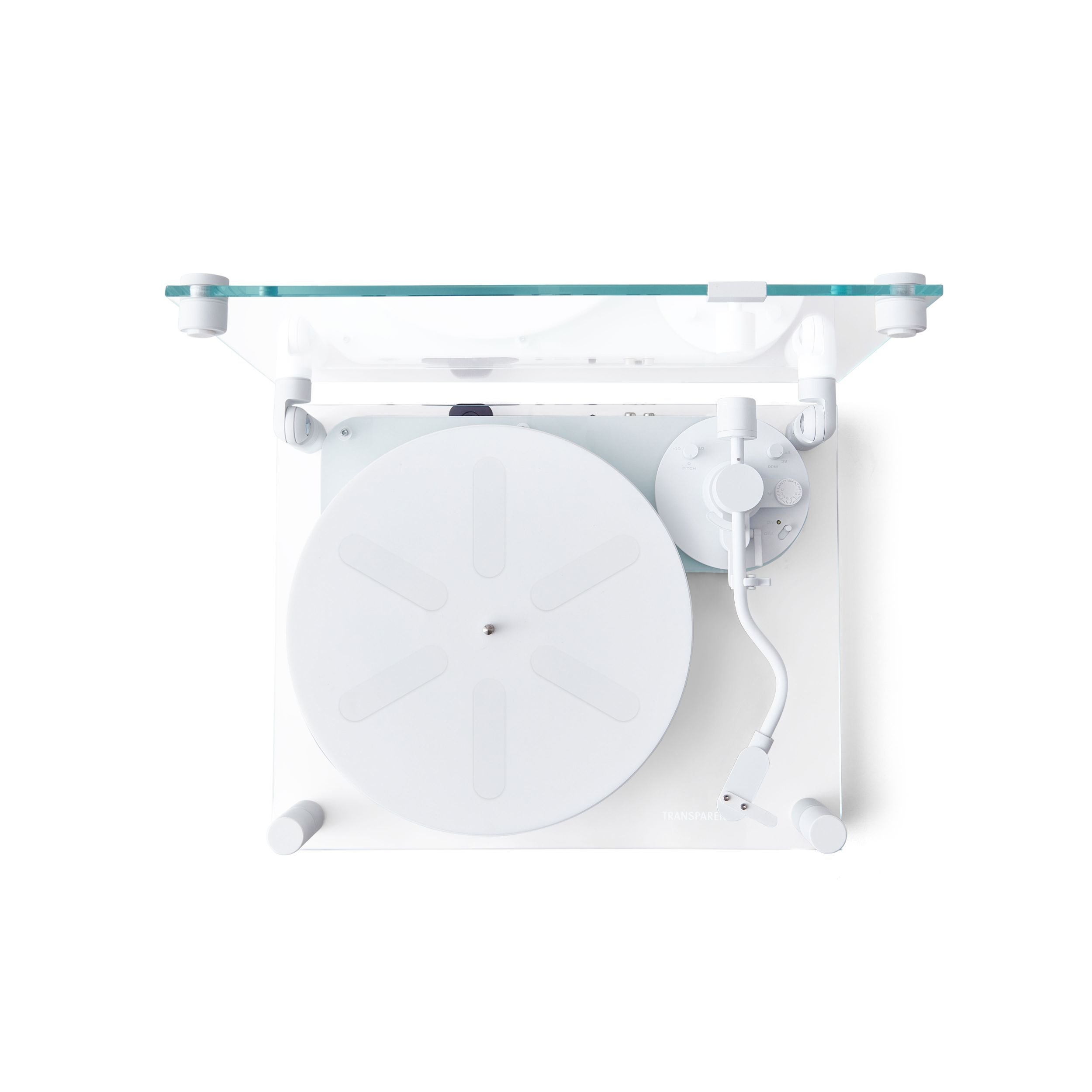 Transparent turntable Transparent