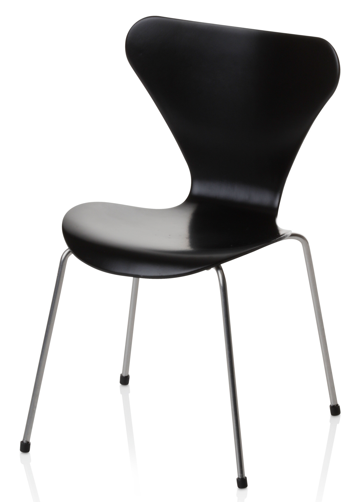 Serie 7 Stuhl Miniatur schwarz Fritz Hansen