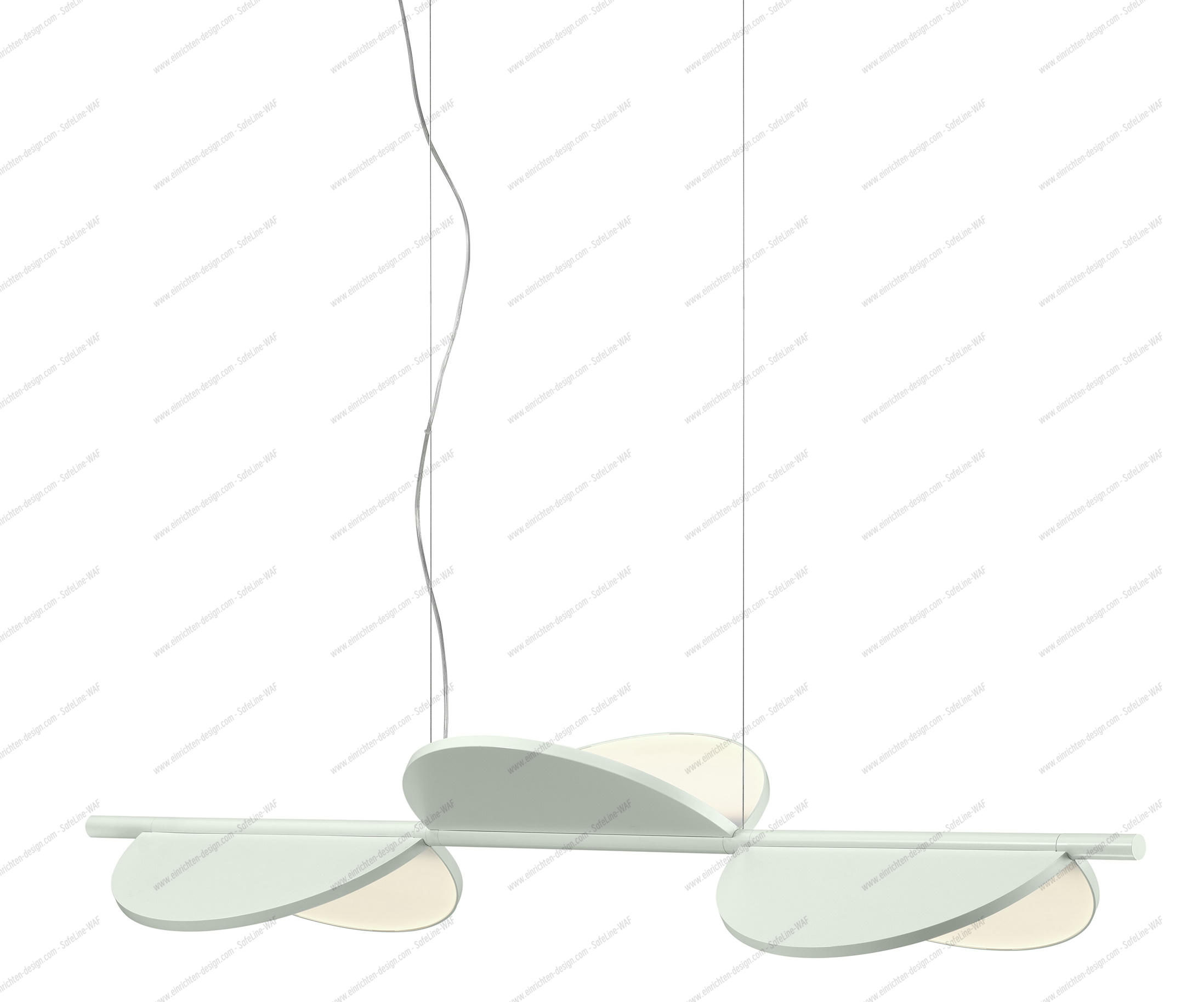 Almendra Linear S3 pendant lamp Flos Off-white