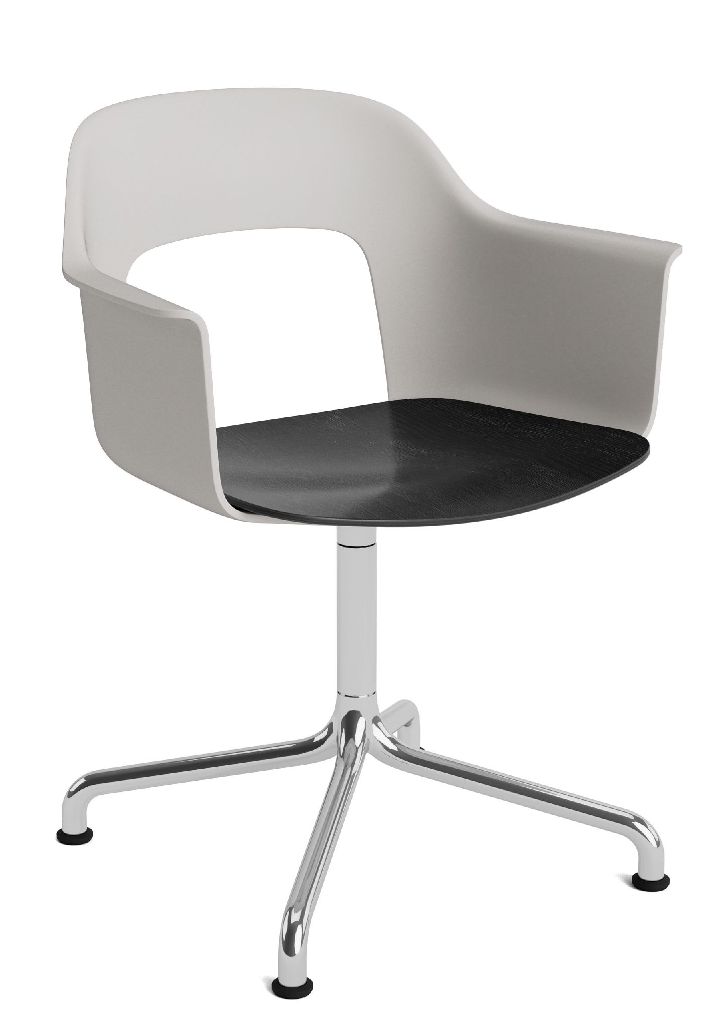 Layout Armchair 252 Armchair 4-star base swivel base with curved base Hay  