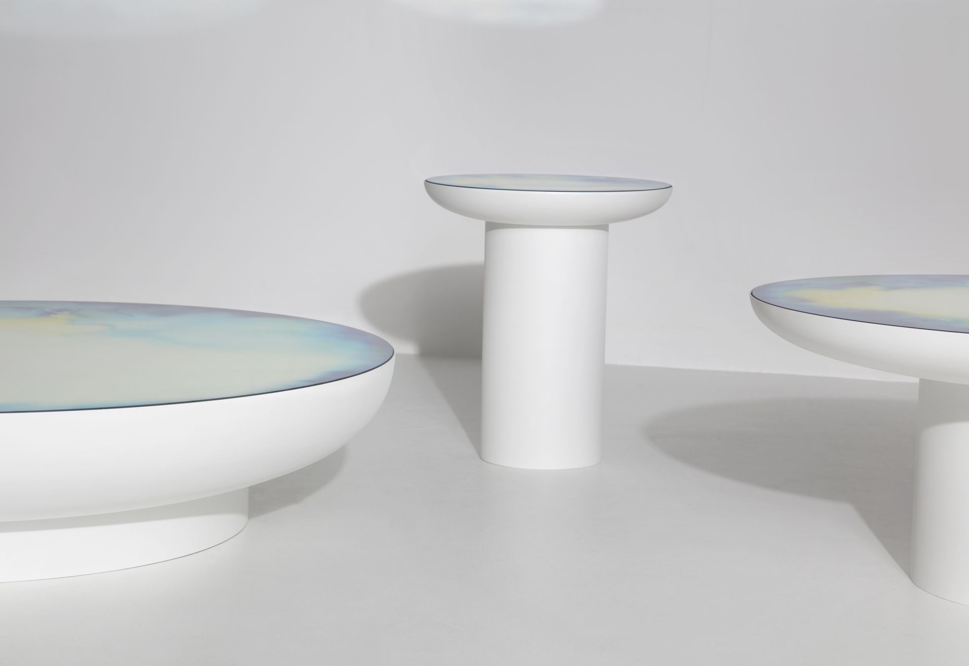 Francis Coffee Table Coffee table Ø 40 cm Petite Friture White Francis Coffee Table Coffee table Ø 40 cm Petite Friture White