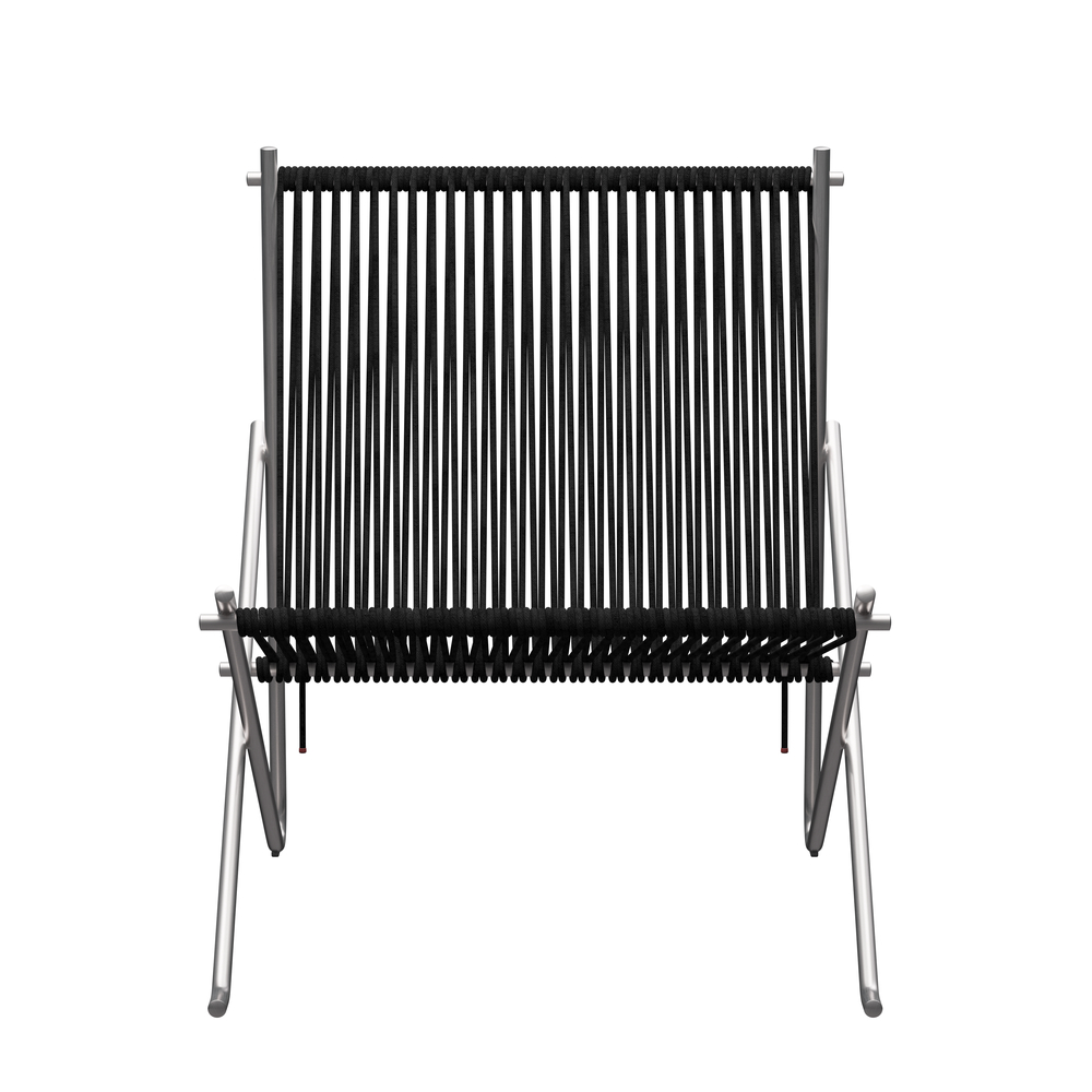PK4 Lounge Chair Steel - black Fritz Hansen