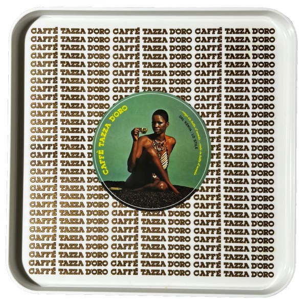 Caffè Tazza d'Oro tray square Green Condino SINGLE PIECES