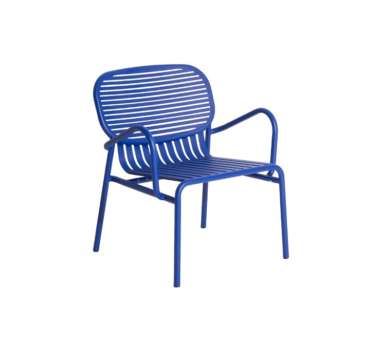 Week-End Garden Armchair Petite Friture Blue