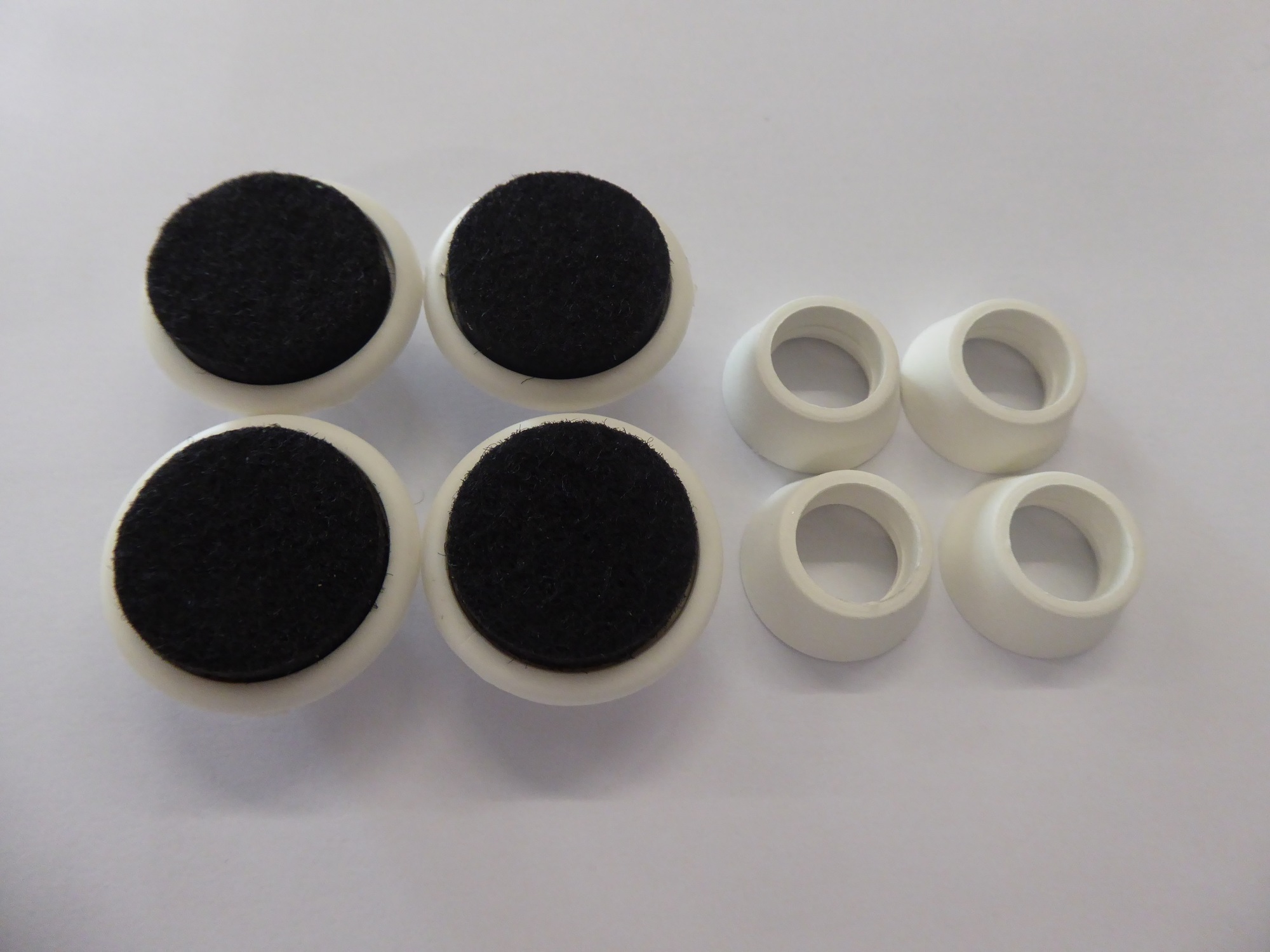 Felt slides set for Eames Plastic Chair DSR, DAR, DKR Vitra