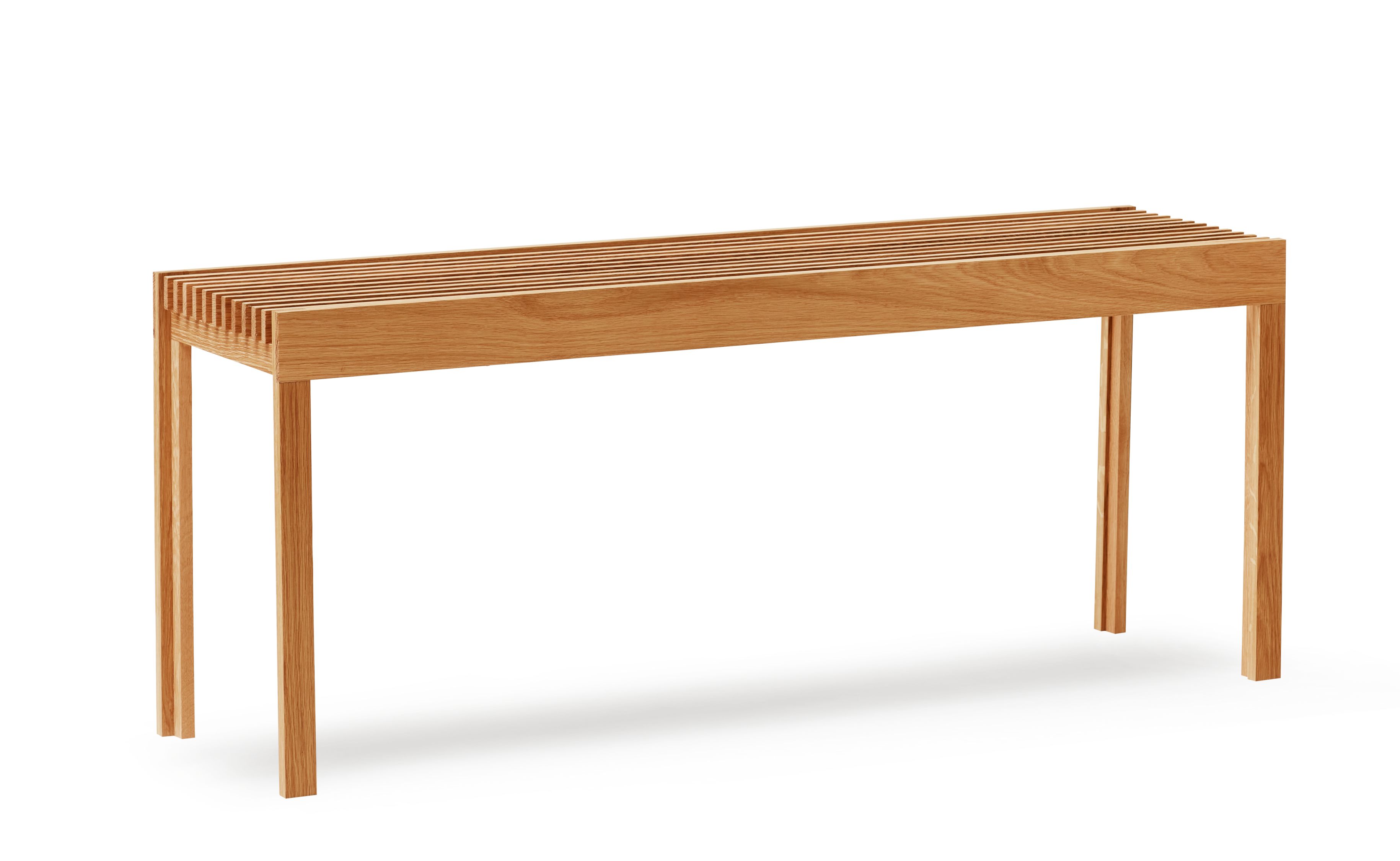 Lightweight bench oak oiled Form & Refine