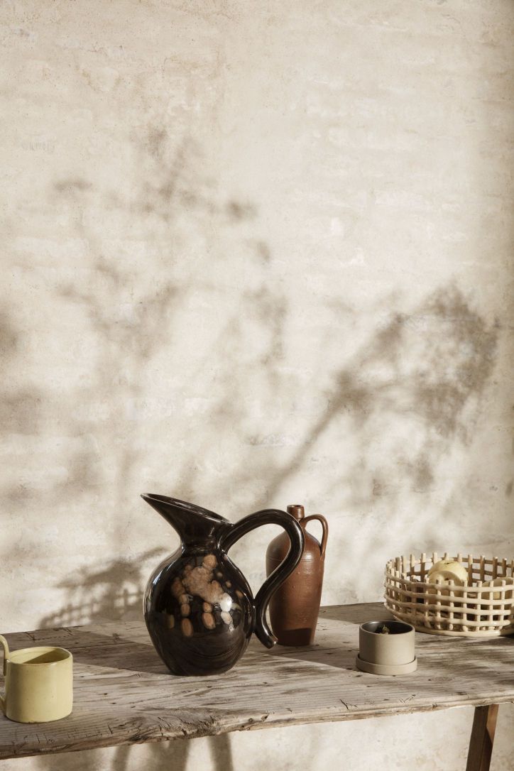 Ceramic Centrepiece Basket Cashmere Ferm Living