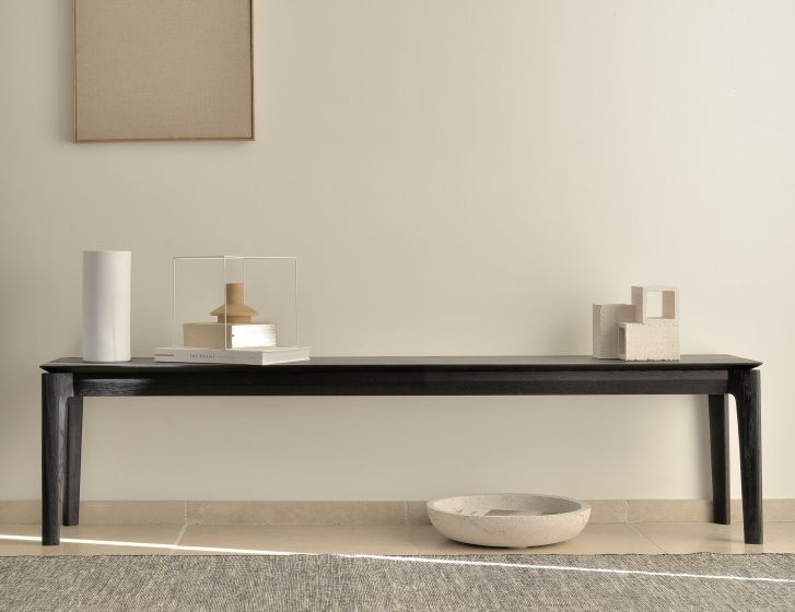 Bok Bench Oak Black Ethnicraft