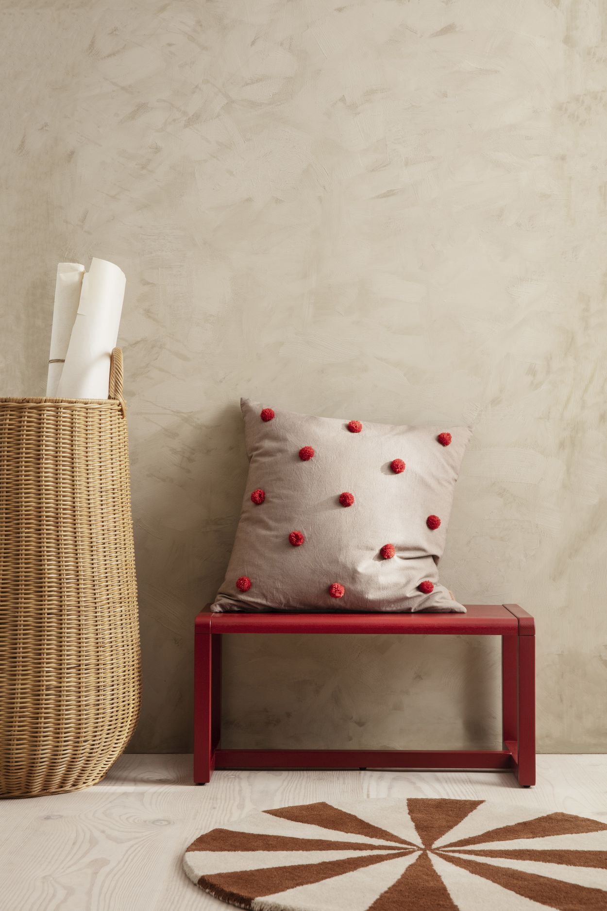 Little Architect Bench Bench Red Ferm Living SINGLE PIECES
