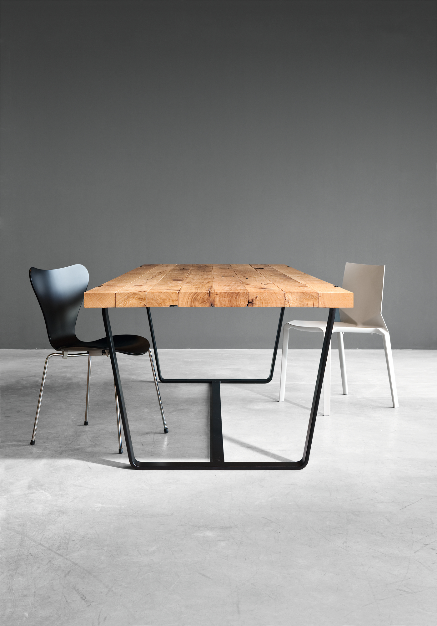 BB 11 Clamp table oak raw/oiled Janua