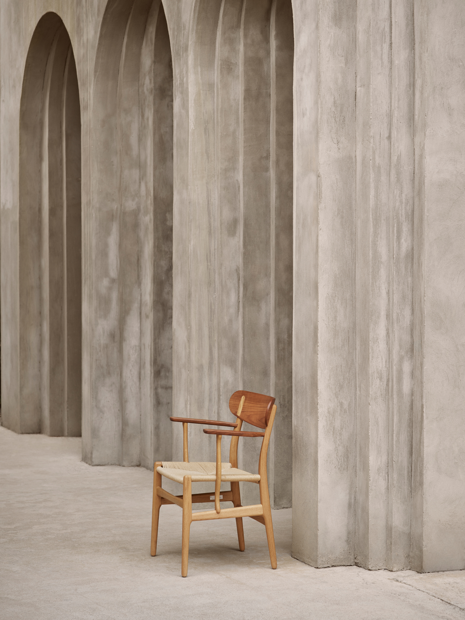 CH26 wooden chair Natural braid/Oak soaped Carl Hansen &amp; Søn