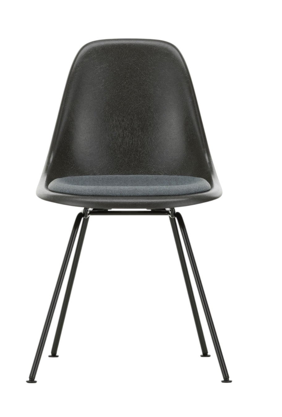 Eames Fibreglass Chair DSX Chair with seat cushion Vitra