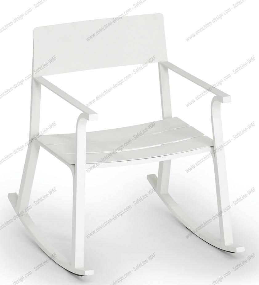 Flow Rocking Chair Outdoor white Weishäupl Flow Rocking Chair Outdoor white Weishäupl