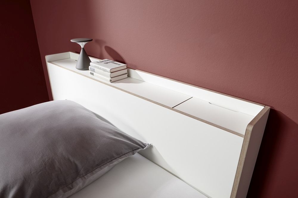Nook Single Bed Anthracite Müller Möbelwerkstätten 