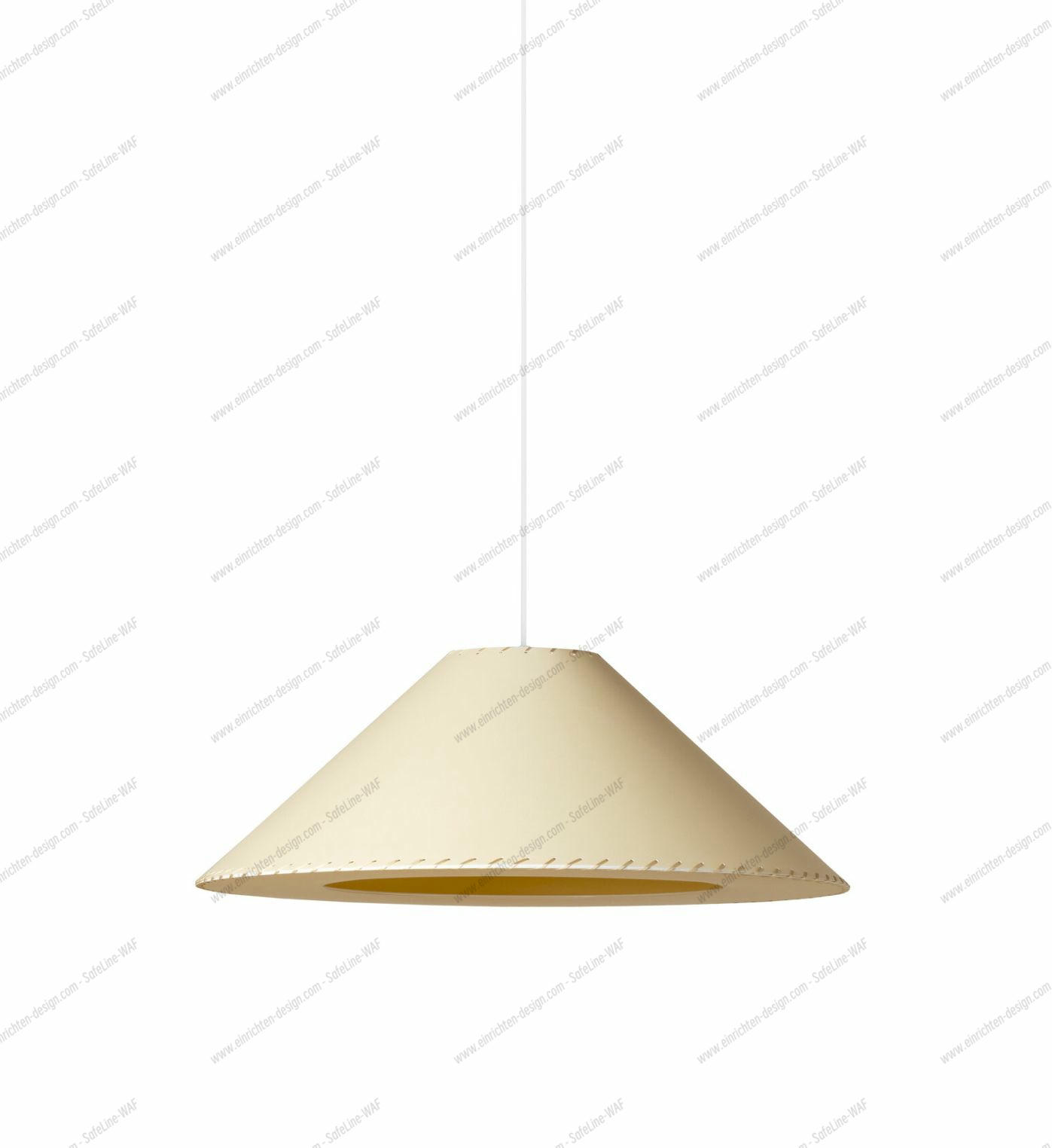 Sísísí cónicas planas MT5 Suspension lamp Ø64cm beige Santa & Cole