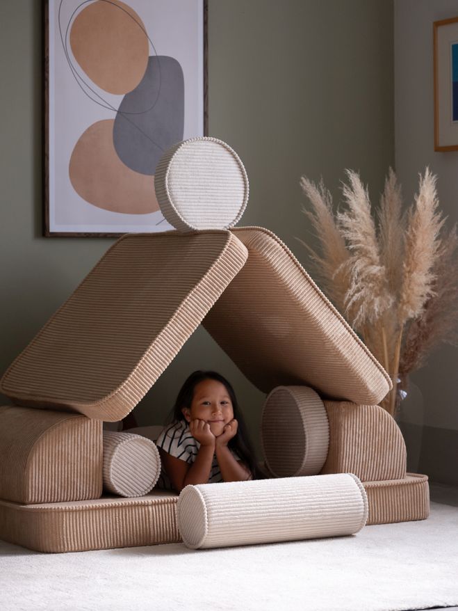 Children's play sofa wide cord Wigiwama