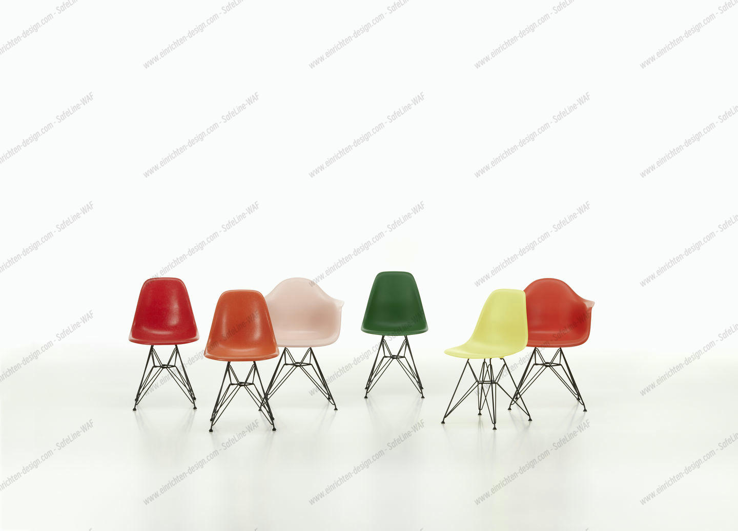 Eames Fibreglass Chair DSR Chair Vitra