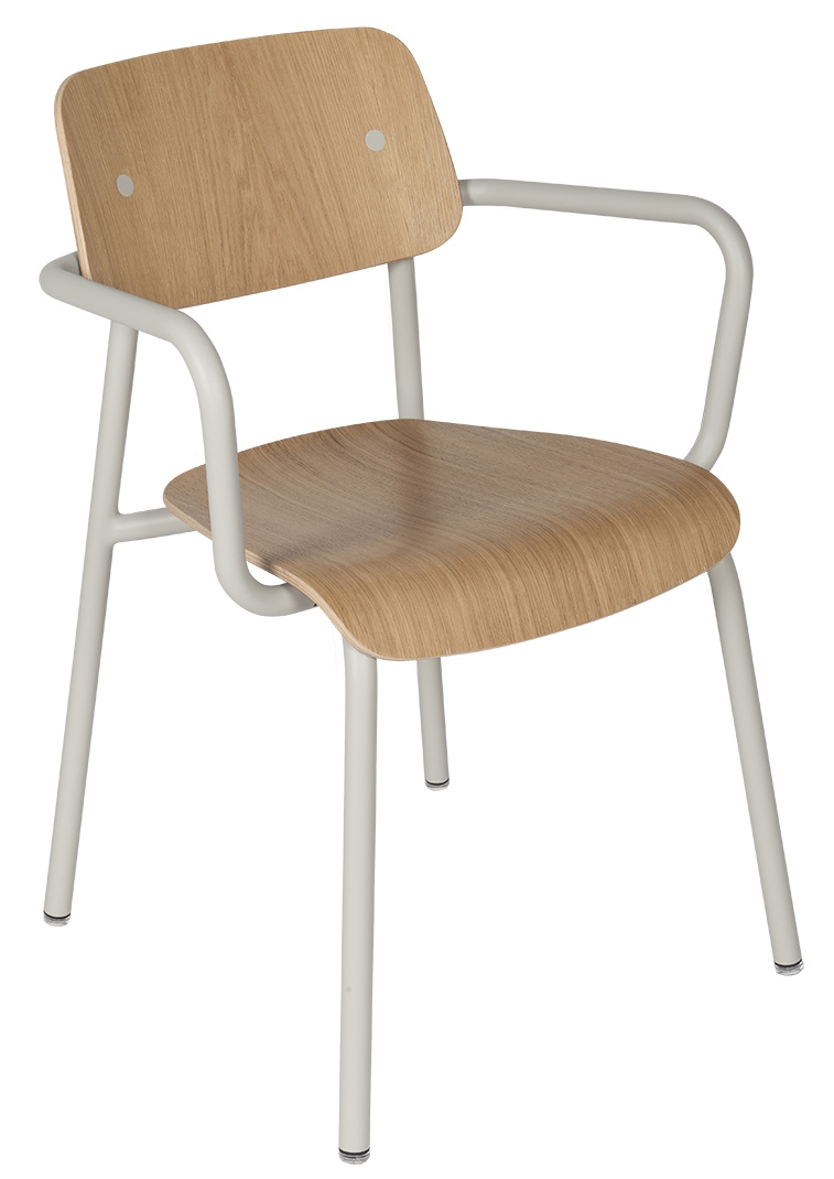 Study Bridge oak armchair Outdoor Fermob