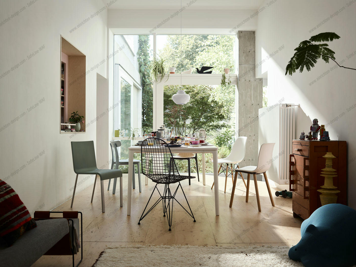 DKR Wire Chair chair unupholstered Vitra