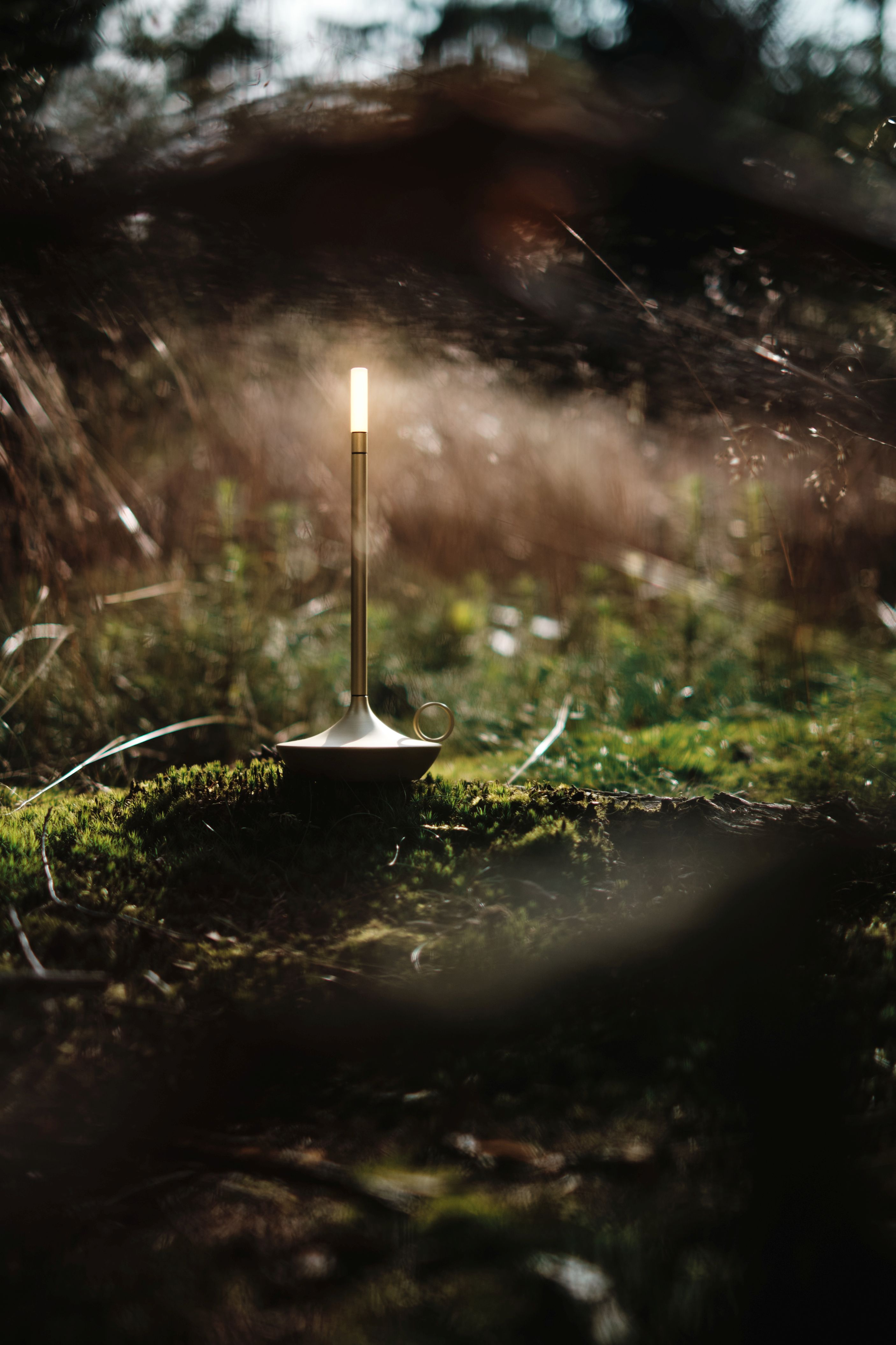Wick Portable light / Tample lamp with USB Graypants