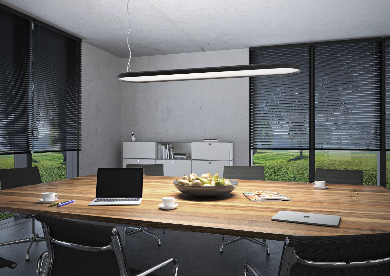 Kido Pendant lamp 150cm white 3000K Belux