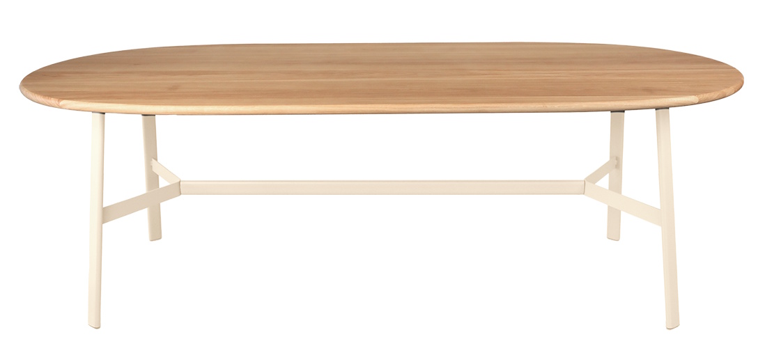 SO'O oak dining table 220 × 95 cm (oval) Indoor Fermob