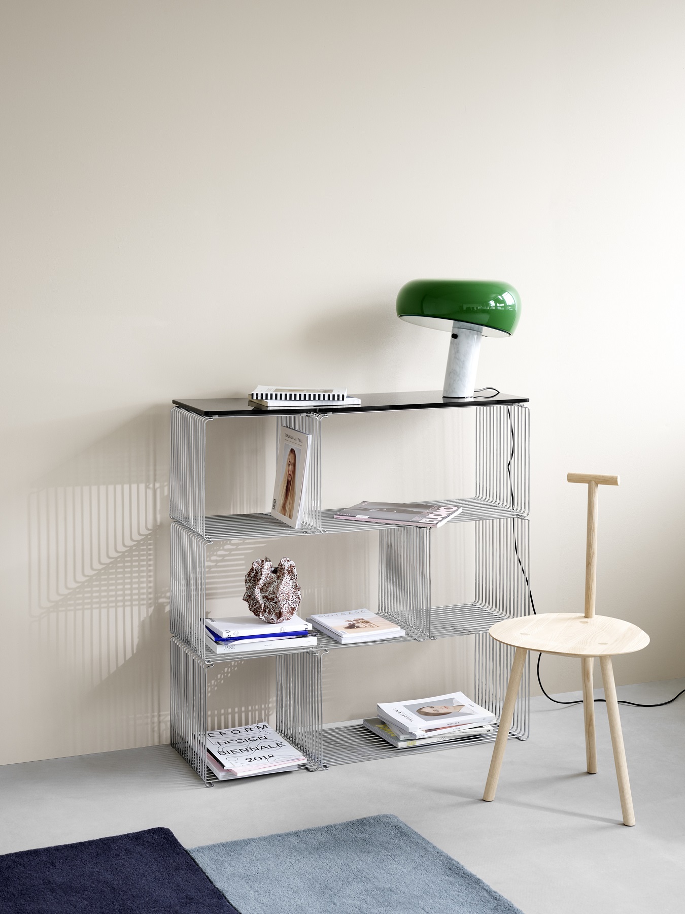 Panton Wire Shelf Pine D18,8cm Montana QUICK SHIP