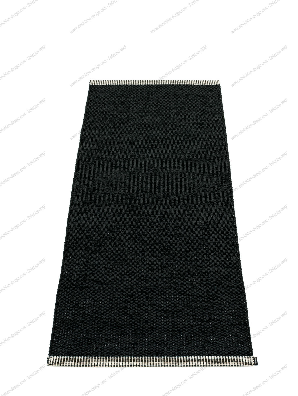 Mono Plastic Carpet 60x150 Pappelina Black