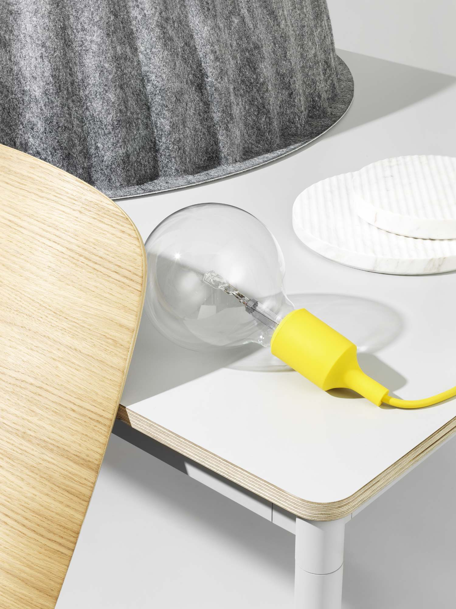 E27 LED Socket lamp Pendant light MUSTARD Muuto SINGLE PIECES