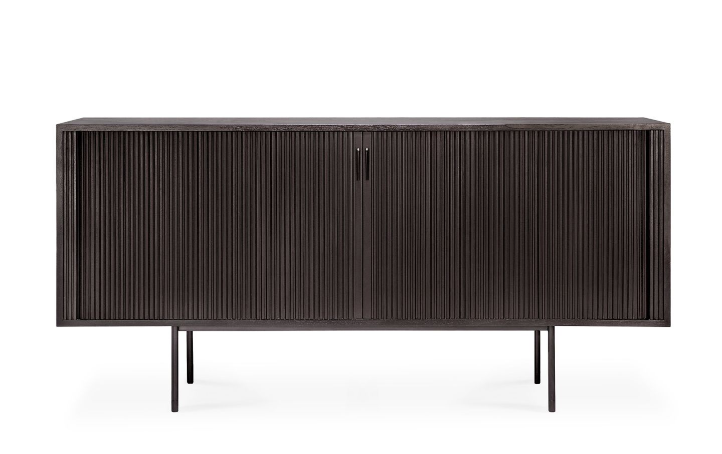 Roller Max Sideboard with 2 Doors Teak Black Ethnicraft