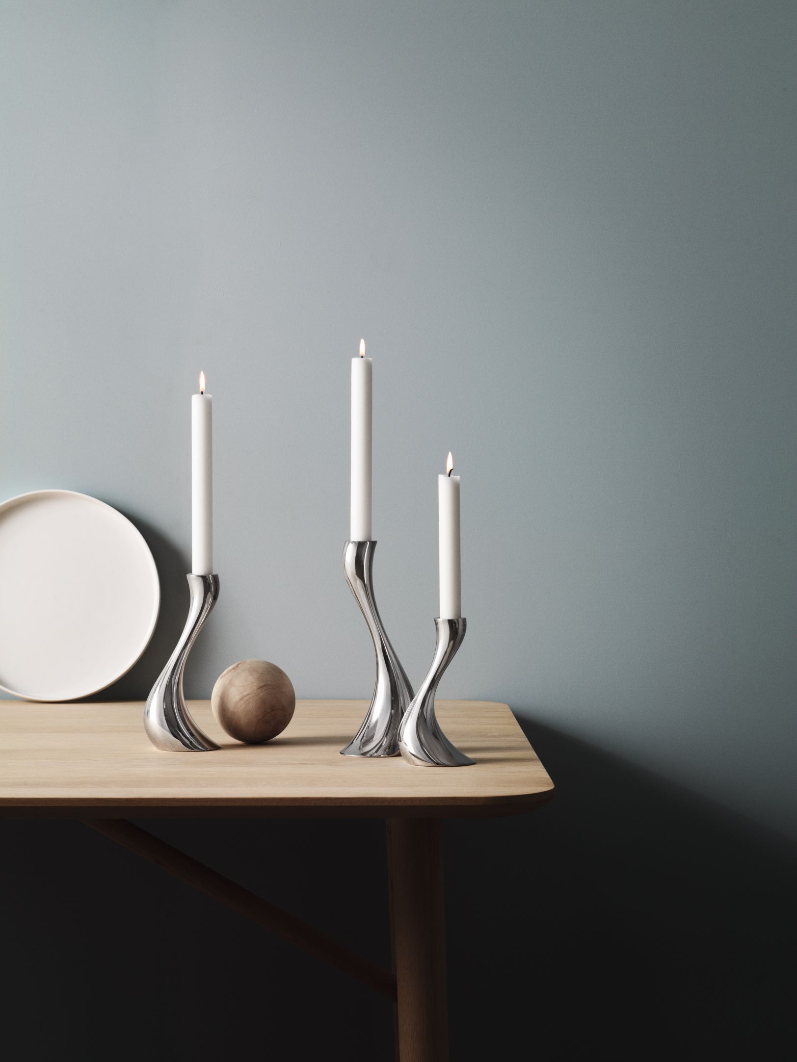 Cobra Candlestick Medium Georg Jensen SINGLE PIECES