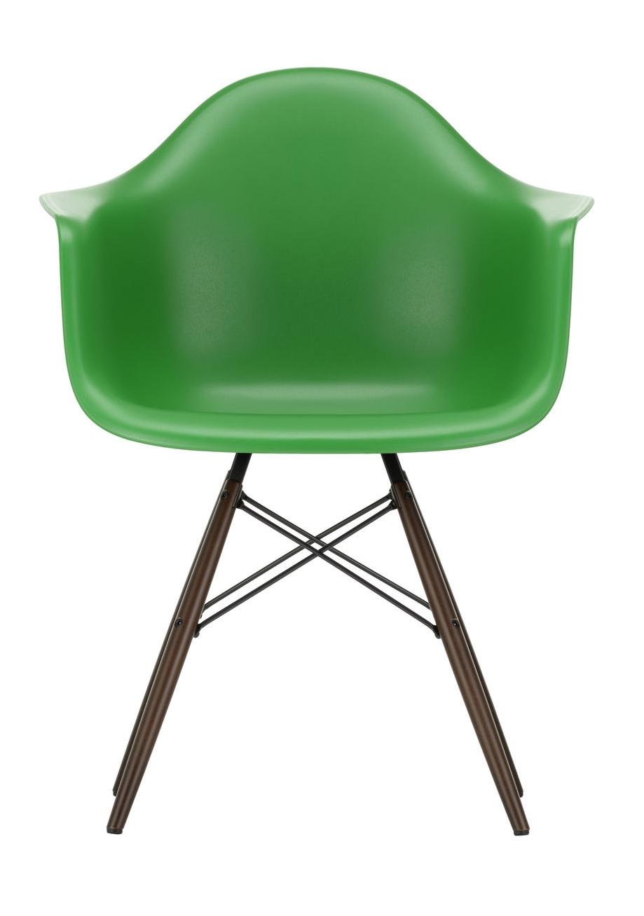 Eames Plastic Arm Chair DAW Chair Vitra Maple yellowish - Tender pink