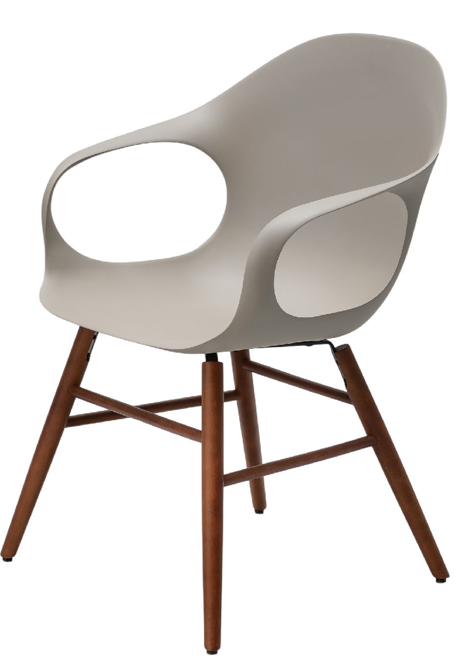 Elephantino armchair wooden frame Kristalia