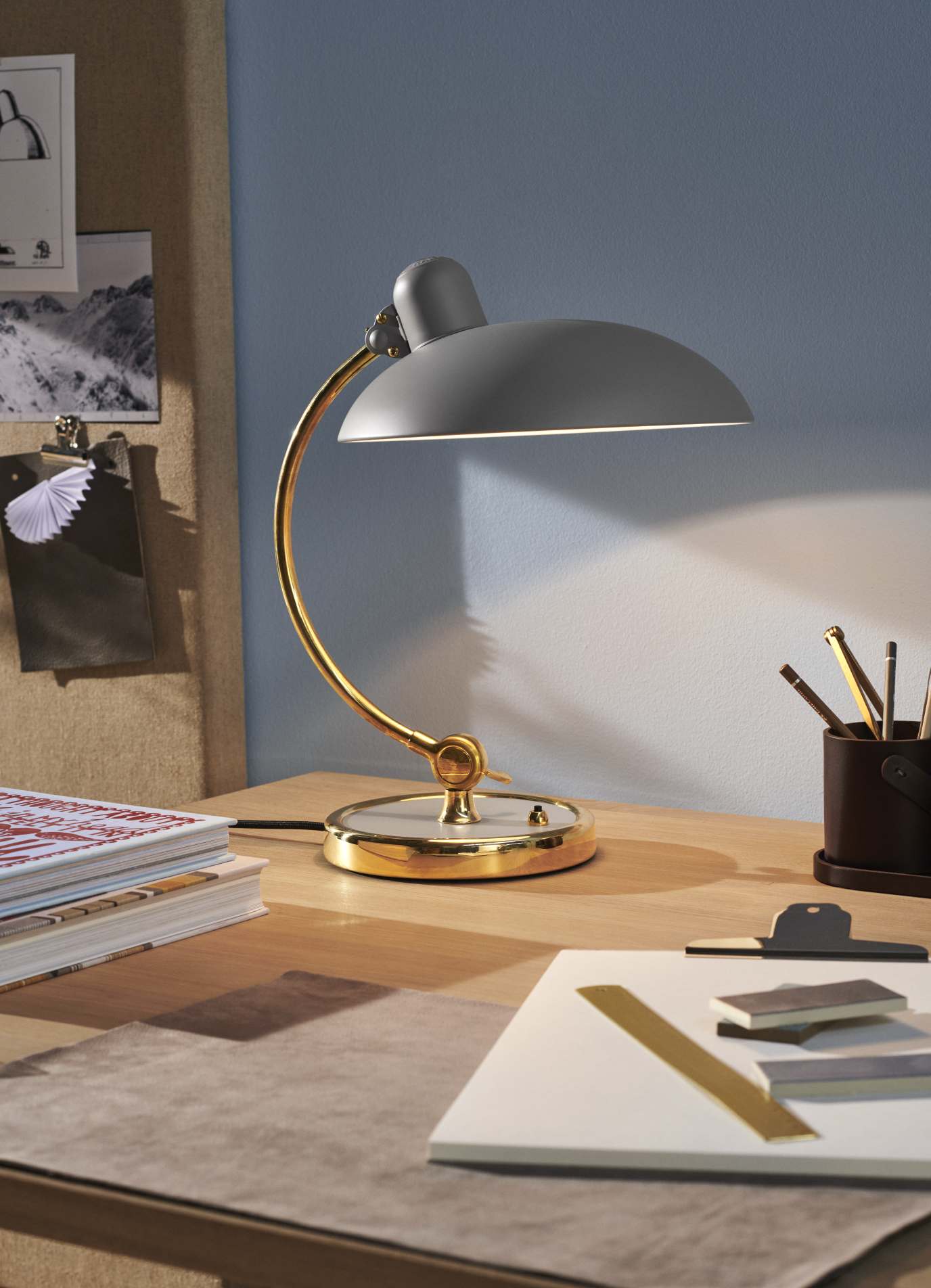 6631 T Luxus Table lamp KAISER idell Fritz Hansen Easy grey